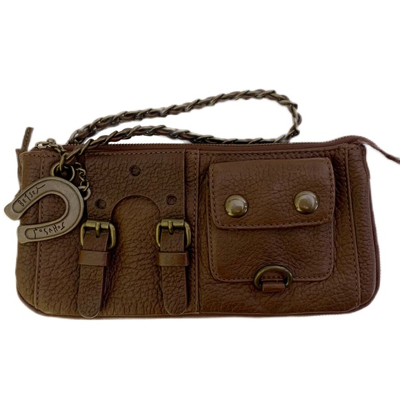 Betsy Johnson Leather Clutch Purse - Picture 1 of 14